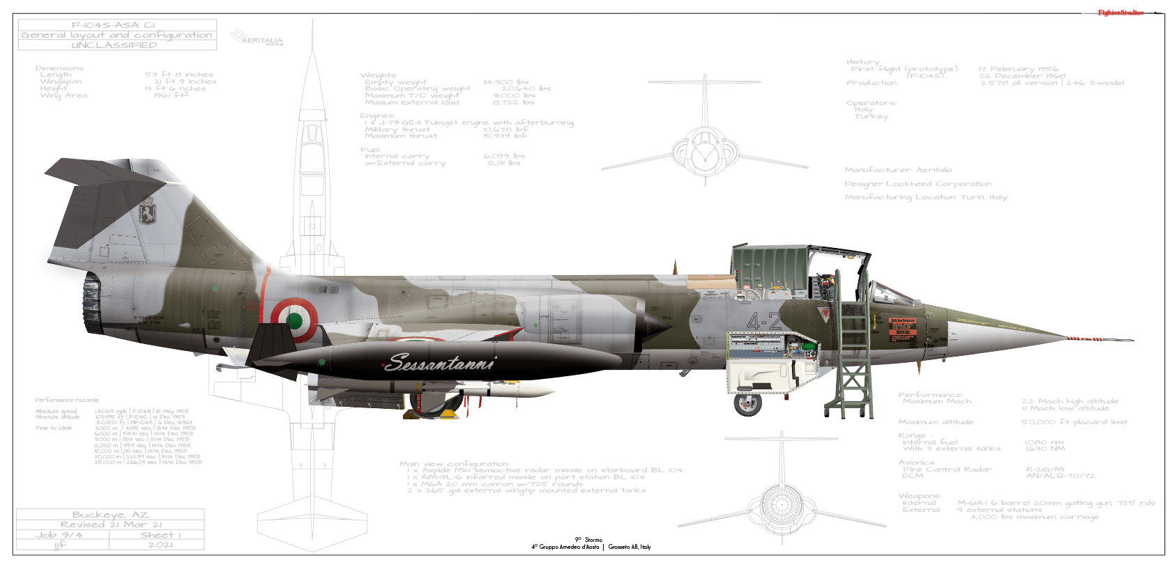 hayatosan0315　SEKAIDO　F10　F10④とF10② Preserved in Japan - International F-104 Society